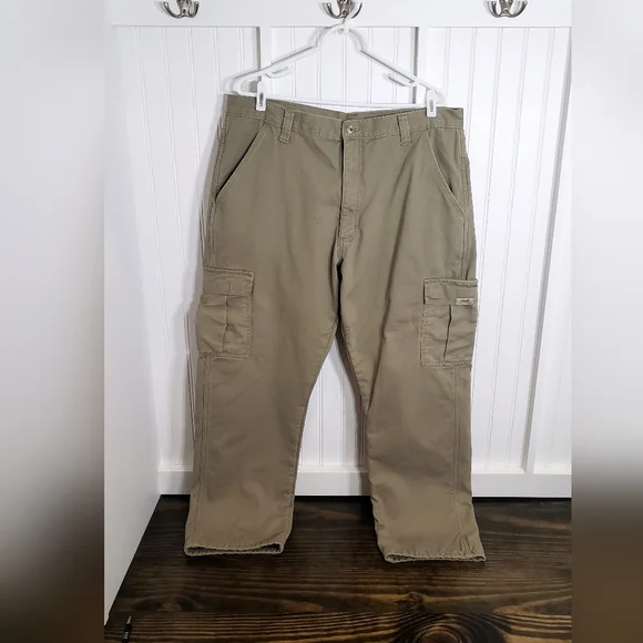 Wrangler Pants Wrangler Fleece Lined Cargo Pants 38x3 Poshmark